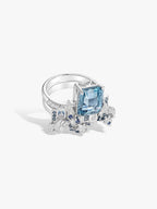 Bespoke Archieve: Aquamarine Celestial Tide Ring