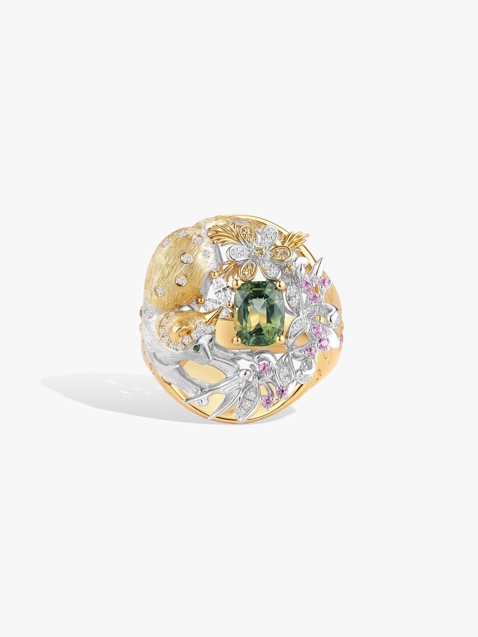 Bespoke Archieve: Cat and Bird Garden Ring