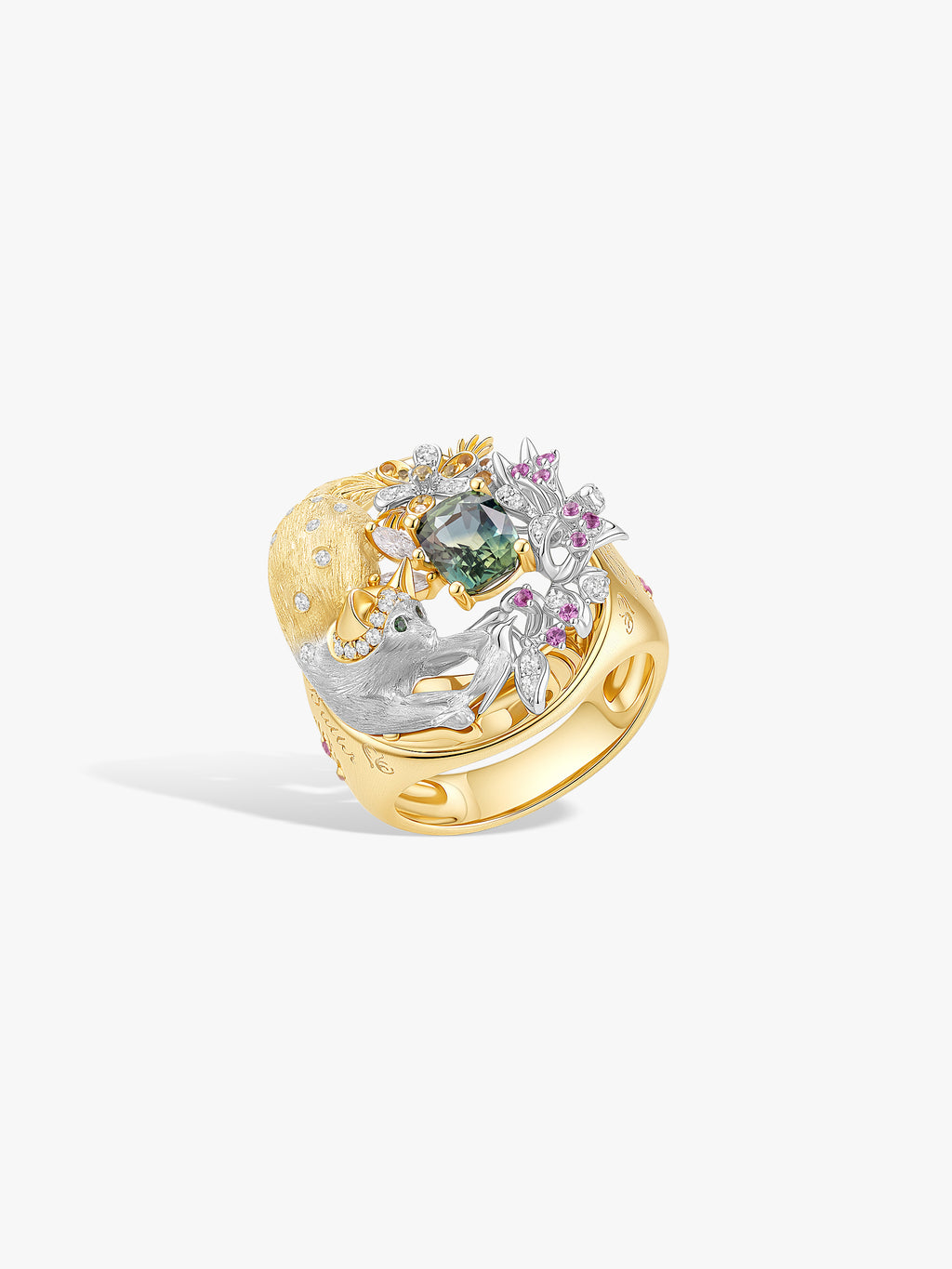 Bespoke Archieve: Cat and Bird Garden Ring