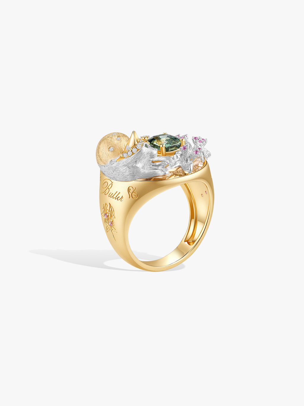 Bespoke Archieve: Cat and Bird Garden Ring
