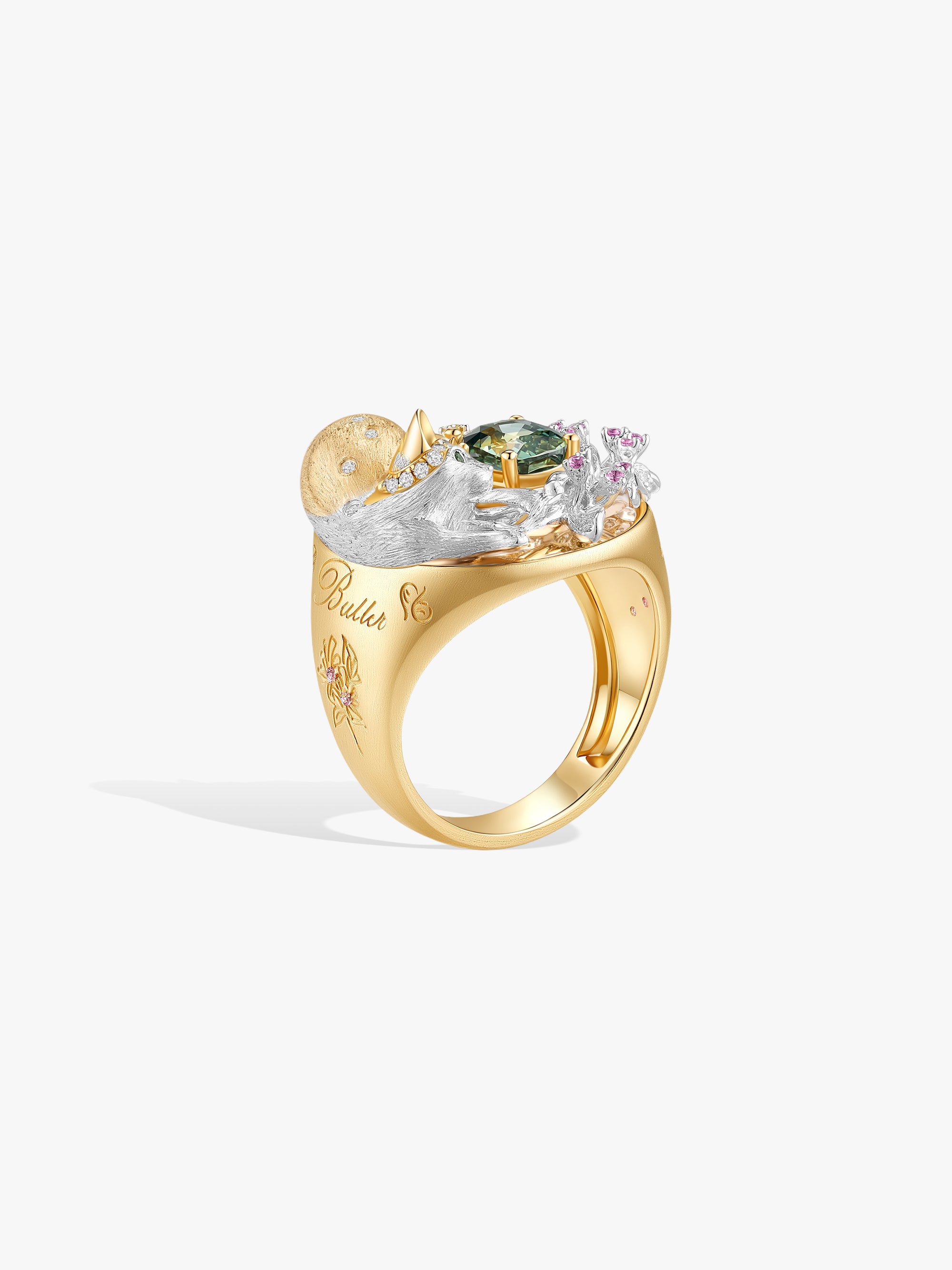 Bespoke Archieve: Cat and Bird Garden Ring