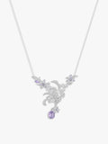 Bespoke Archieve: Swan Wings White Iris Necklace