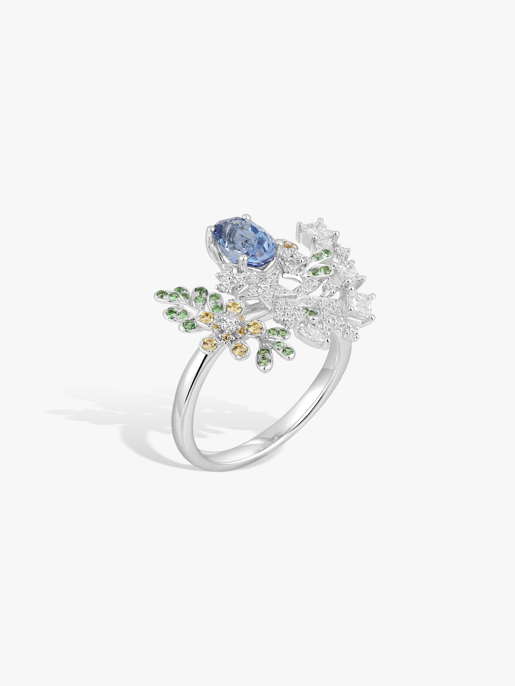Bespoke Archieve: Starry Floral Branch Ring