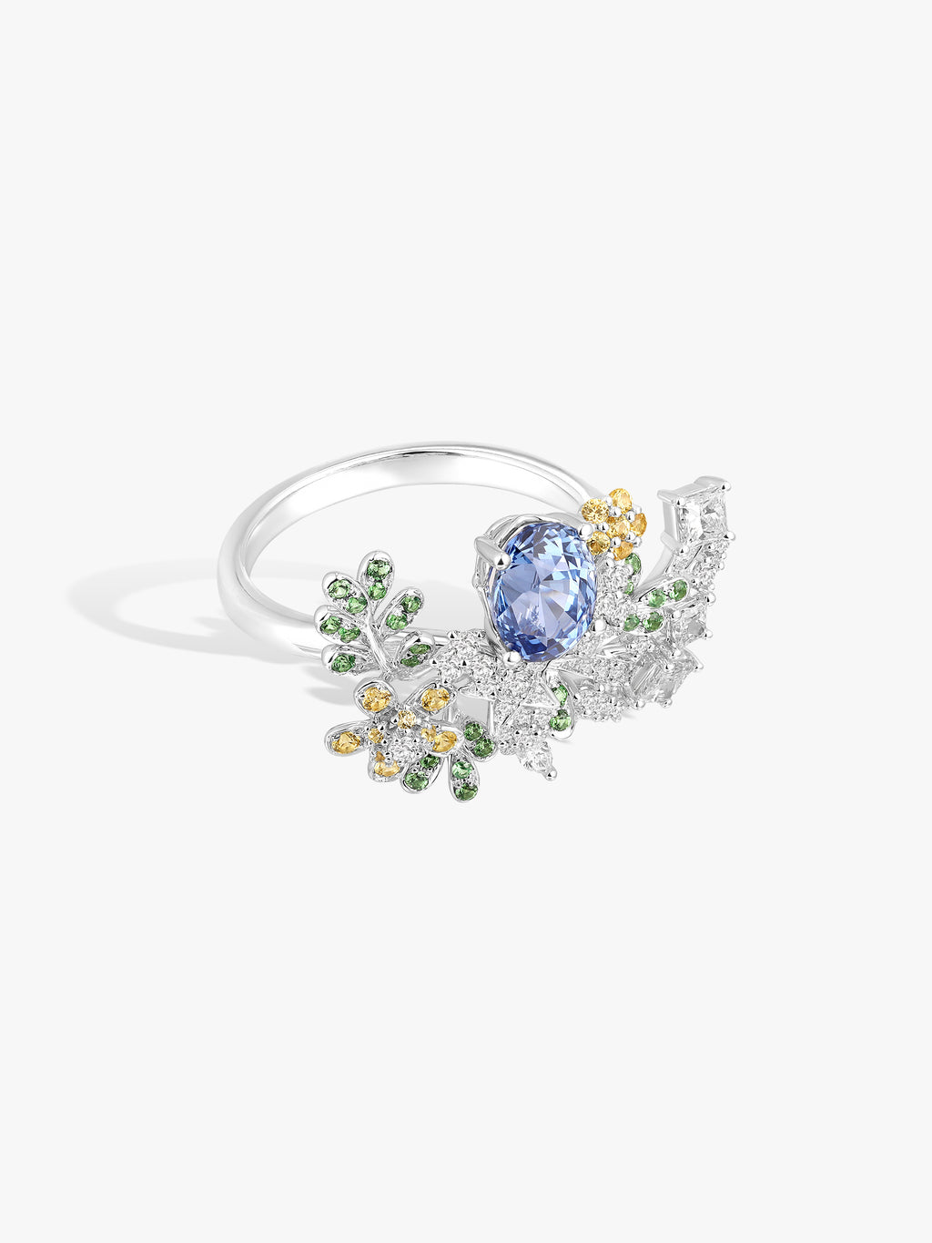 Bespoke Archieve: Starry Floral Branch Ring