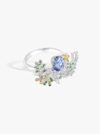 Bespoke Archieve: Starry Floral Branch Ring