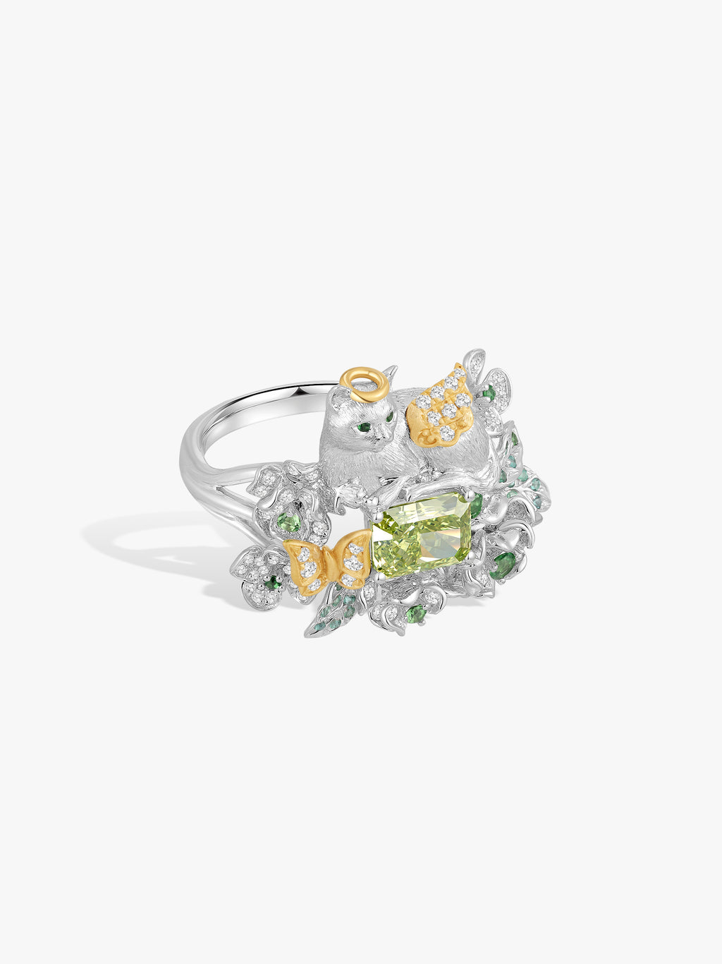 Bespoke Archieve: Angel Kitten Guardian Ring