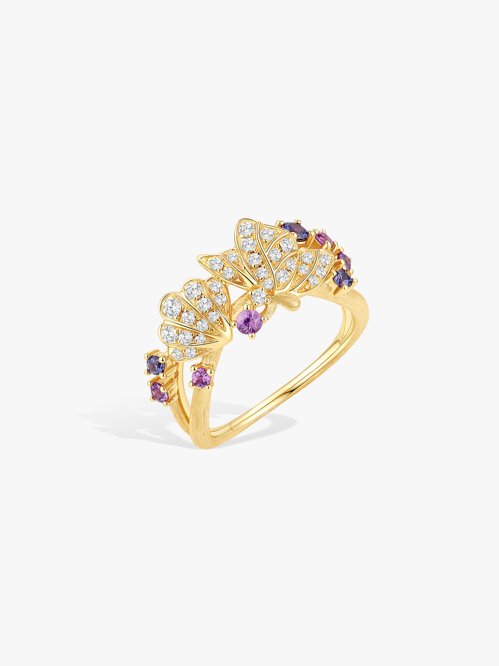 Bespoke Archieve: Butterfly Garden Stackable Ring