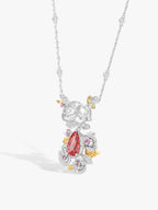 Bespoke Archieve: Sleeping Cat Rose Necklace