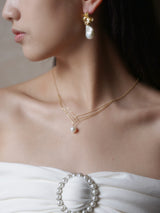 The Melia 18K Saltwater Pearl Pendant Necklace