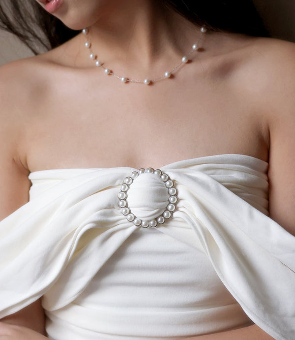 The Clymene Gold-Filled Freshwater Pearl Necklace