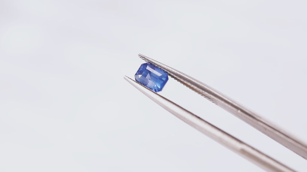 1.13ct Rectangle Octagonal Sapphire