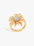 Sunflower Yellow Sapphire Ring